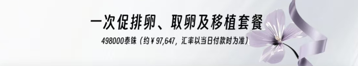 一次促排卵、取卵及移植套餐